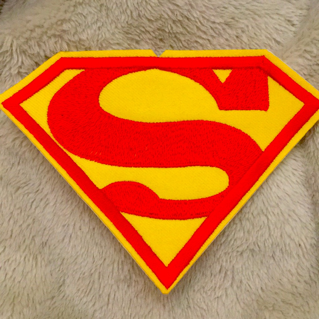 Large Superman Logo Patch